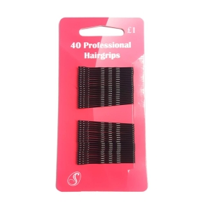 SERENADE 11022 SMALL HAIR GRIPS BLACK