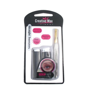 CREATIVE MAX 11641 GOLD TIPPED STRAIGHT TWEEZERS