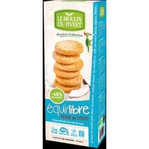 LE MOULIN DU PIVERT EQUI'LIBRE  BISCUITS COCONUT 150G