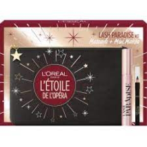 L'OREAL L'ETOILE DE L'OPERA GIFT SET LASH PARADISE MASCARA +LE KHOL EYE PENCIL