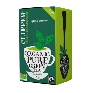 CLIPPER ORGANIC PURE GREEN TEA X 20 BAGS