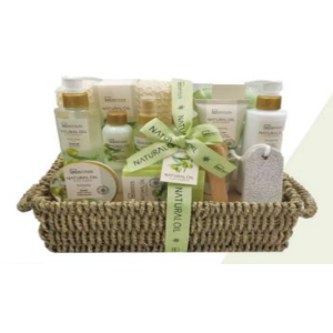IDC INSTITUTE 99584 NATURAL OIL BASKET GIFT PACK X 12 PCS