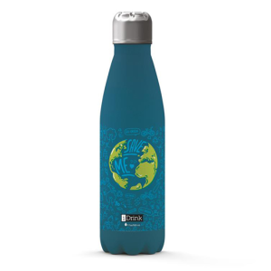 IDRINK THERMAL BOTTLE 500ML WORLD