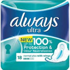 ALWAYS ULTRA NORMAL PLUS WITH WINGS X18