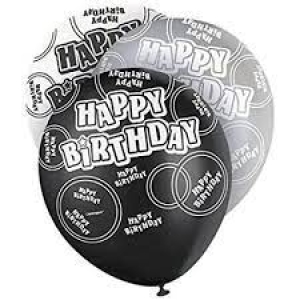 ALANDRA 80890 BIRTHDAY 6 BALLOONS