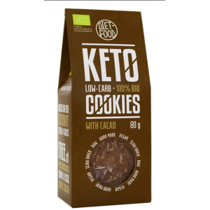DIET FOOD BIO KETO COOKIES CACAO 80G
