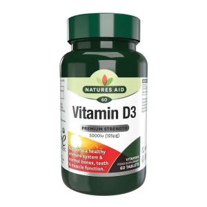 NATURES AID VITAMIN D3 5000IU X 60 TABLETS