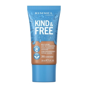RIMMEL KIND & FREE MOISTURISING SKIN TINT FOUNDATION 201 CLASSIC BEIGE