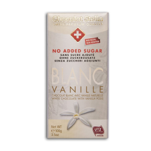CHOCOLATE STELLA WHITE CHOCOLATE WITH VANILLA PODS 100G