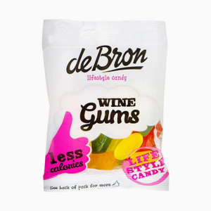 DEBRON LESS CALORIES WINE GUMS