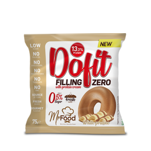 MR FOOD DOFIT DOUGHNUT FILLED WITH WHITE PRALINE 75G