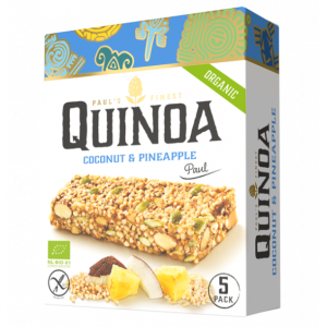 GF PAULS FINEST QUINOA BAR 25G