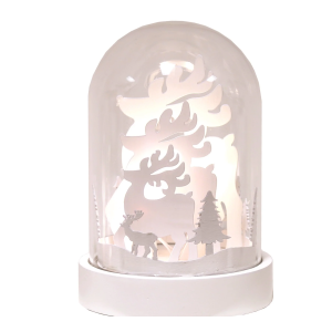 STRAITS LED REINDEER DOME 18CM