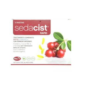 ERBAVITA SEDACIST RAPID CRANBERRY X 12 SACHETS