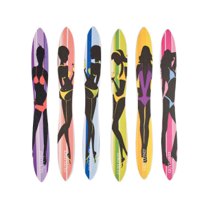 GUYLOND BEACH BABE NAIL FILES 6 DESIGNS
