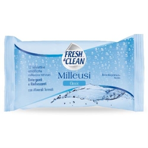 FRESH & CLEAN POCKET WIPES CLASSIC X 12