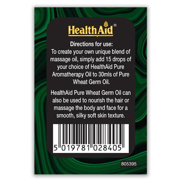 HEALTH AID AROMATHERAPY PURE WHEAT GERM OIL 100ML - Image 2