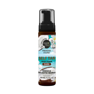 ORGANIC SHOP 06656 PARADISE FOUND SELF TAN BODY FOAM DARK COCO & MAJESTIC MONOI 160ML