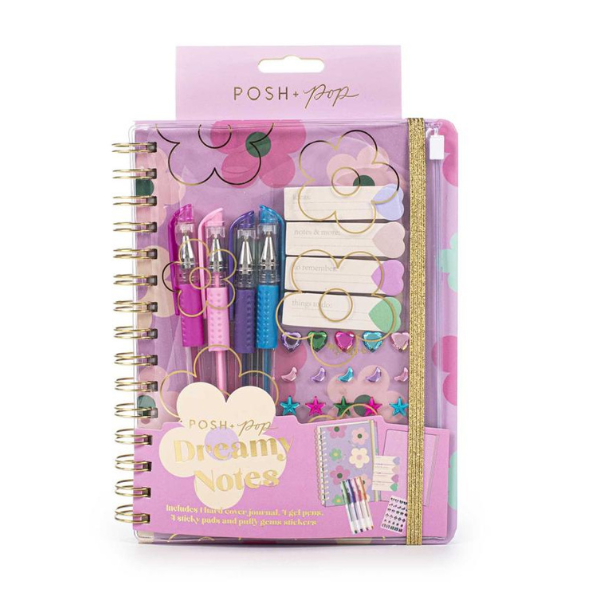 TRI-COASTAL 31139T-33020 SPIRAL NOTEBOOK PENS STICKERS PADS