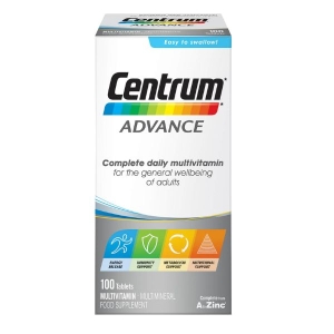 CENTRUM ADVANCE ADULTS X100 TABLETS