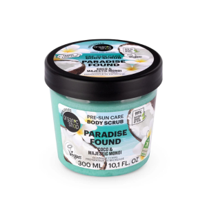 ORGANIC SHOP 06205E PARADISE FOUND BODY SCRUB PRE-SUN CARE. COCO & MAJESTIC MONOI, 300 ML