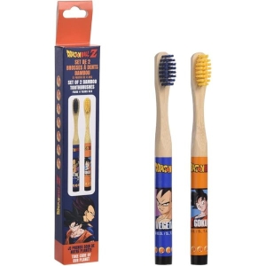 DRAGON BALL SET OF 2 BAMBOO TOOTHBRUSHES TAKECARE 40509298
