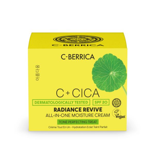NATURA SIBERICA 05123E CICA C-BERRICA. RADIANCE REVIVE ALL-IN-ONE MOISTURE CREAM TONE PERFECTING TREAT, 50 ML