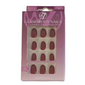 W7 GLAMOROUS NAILS - DEEP RED WINE