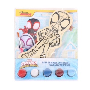 CERDA 1825 SPIDEY WOODEN COLORABLE FIGURES