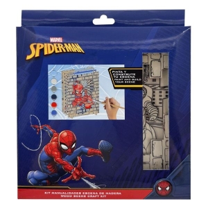 CERDA 1728 SPIDERMAN WOODEN COLORABLE FIGURES