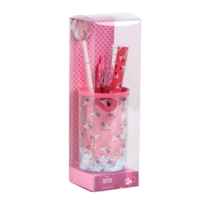 CERDA 1881 MINNIE PENCIL HOLDER STATIONERY SET