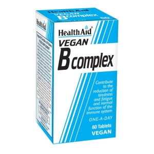 HEALTH AID VEGAN B COMPLEX X60 TABLETS