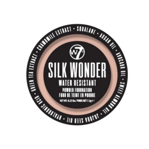 W7 SILK WONDER WATER RESISTANT POWDER FOUNDATION 7.2G