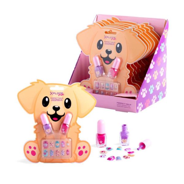XPLOTE FUN 68328 FUNNY PUPPY PERFECT NAILS