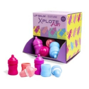 XPLOTE FUN 12288 BABY BOTTLE SHAPED LIP BALM ASSORTED