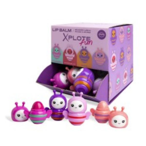 XPLOTE FUN 12283 BEE HAPPY LIP BALM ASSORTED