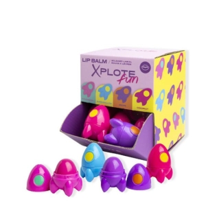 XPLOTE FUN 12284 SPACE ODYSSEY LIP BALM ASSORTED