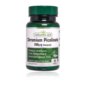 NATURES AID CHROMIUM PICOLINATE 200UG X90 TABLETS