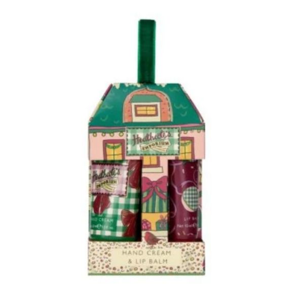 HEATHCOTE & IVORY FG5056 EMPORIUM-HAND AND LIP HANGING GIFT HAND CREAM 30ML & LIP BALM 10ML