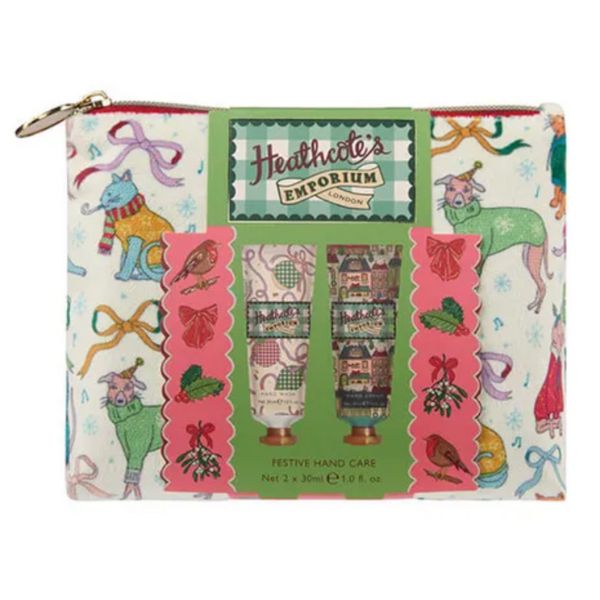 HEATHCOTE & IVORY FG5058 EMPORIUM-VELVETY SOFT HAND BAG ESSENTIALS HAND WASH 30ML & HAND CREAM 30ML