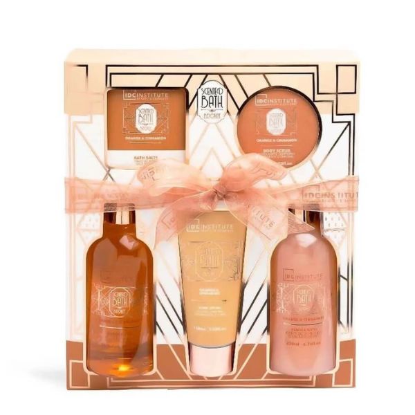 IDC INSTITUTE 42272 SCENTED BATH BRONZE 5 PCS GIFT BOX