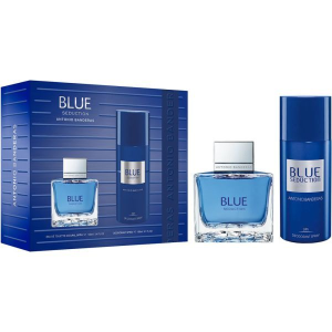 ANTONIO BANDERAS BLUE SEDUCTION MEN EAU DE TOILETTE EDT 100ML + DEODORANT SPRAY 150ML ( 25 )