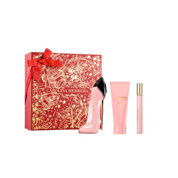 CAROLINA HERRERA GOOD GIRL BLUSH EAU DE PARFUM EDP 80 ML + EDP 10ML + BODY LOTION 100ML (25)