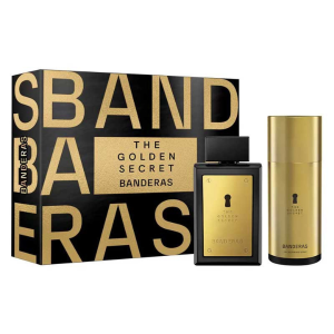 ANTONIO BANDERAS THE GOLDEN SECRET EAU DE TOILETTE INTENSE EDT 100ML + DEODORANT SPRAY 150ML ( 25 )