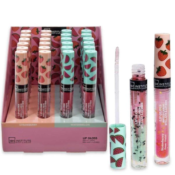 IDC INSTITUTE 26029 WATERMELON & STRAWBERRY LIP GLOSS