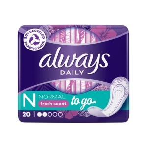 ALWAYS LINERS NORMAL FRESH TO GO X20