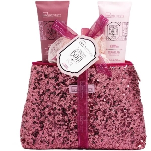 IDC INSTITUTE 42283 SCENTED BATH ROSE WASH BAG 3 PCS