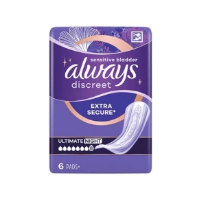 ALWAYS DISCREET PADS ULTIMATE NIGHT X6