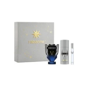 PACO RABANNE INVICTUS VICTORY ELIXIR EAU DE PARFUM INTENSE EDP 100 ML + EDP 10ML +DEODORANT SPRAY 150ML (25)