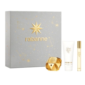 PACO RABANNE LADY MILLION EAU DE PARFUM EDP 50 ML + EDP 10ML + BODY LOTION 100 ML (25)